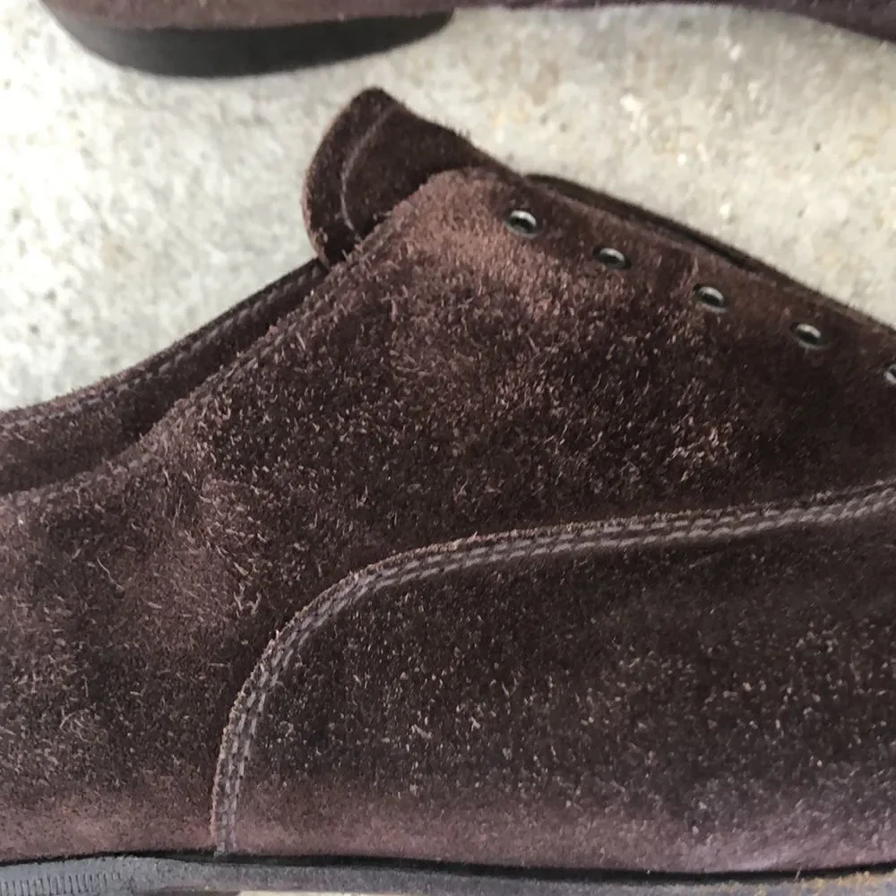 Prada Suede Oxfords